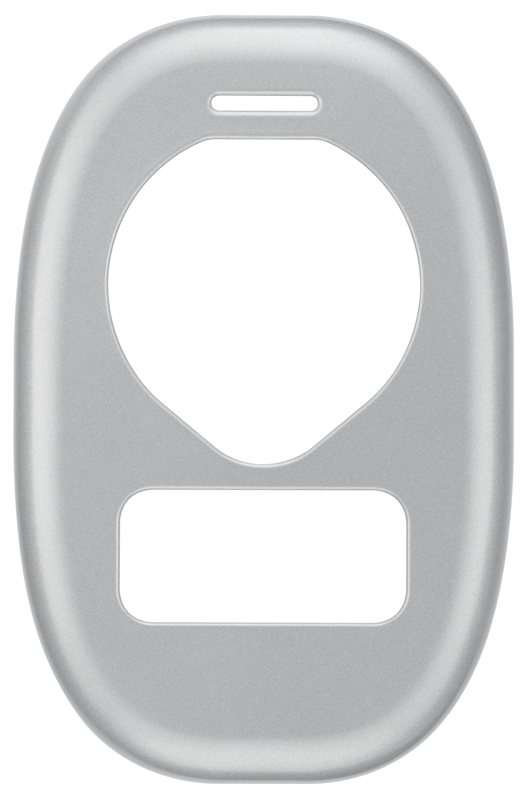 Faceplate for Wall Charger 2 - Die Cast Metal cover with a Metallic Silver finish