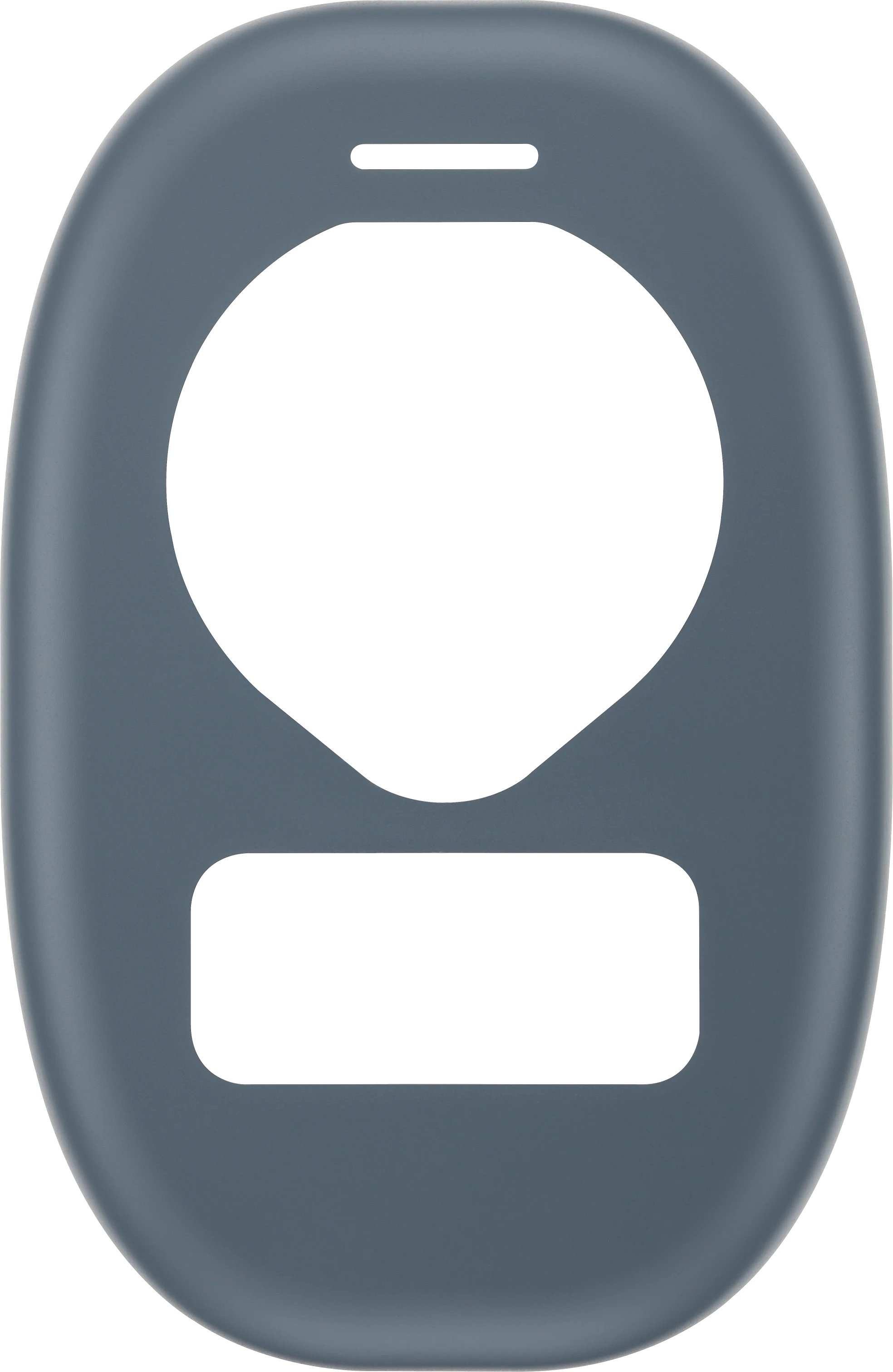 Faceplate for Wall Charger 2 - UV Resistant Polycarbonate cover in Blue Grey finish