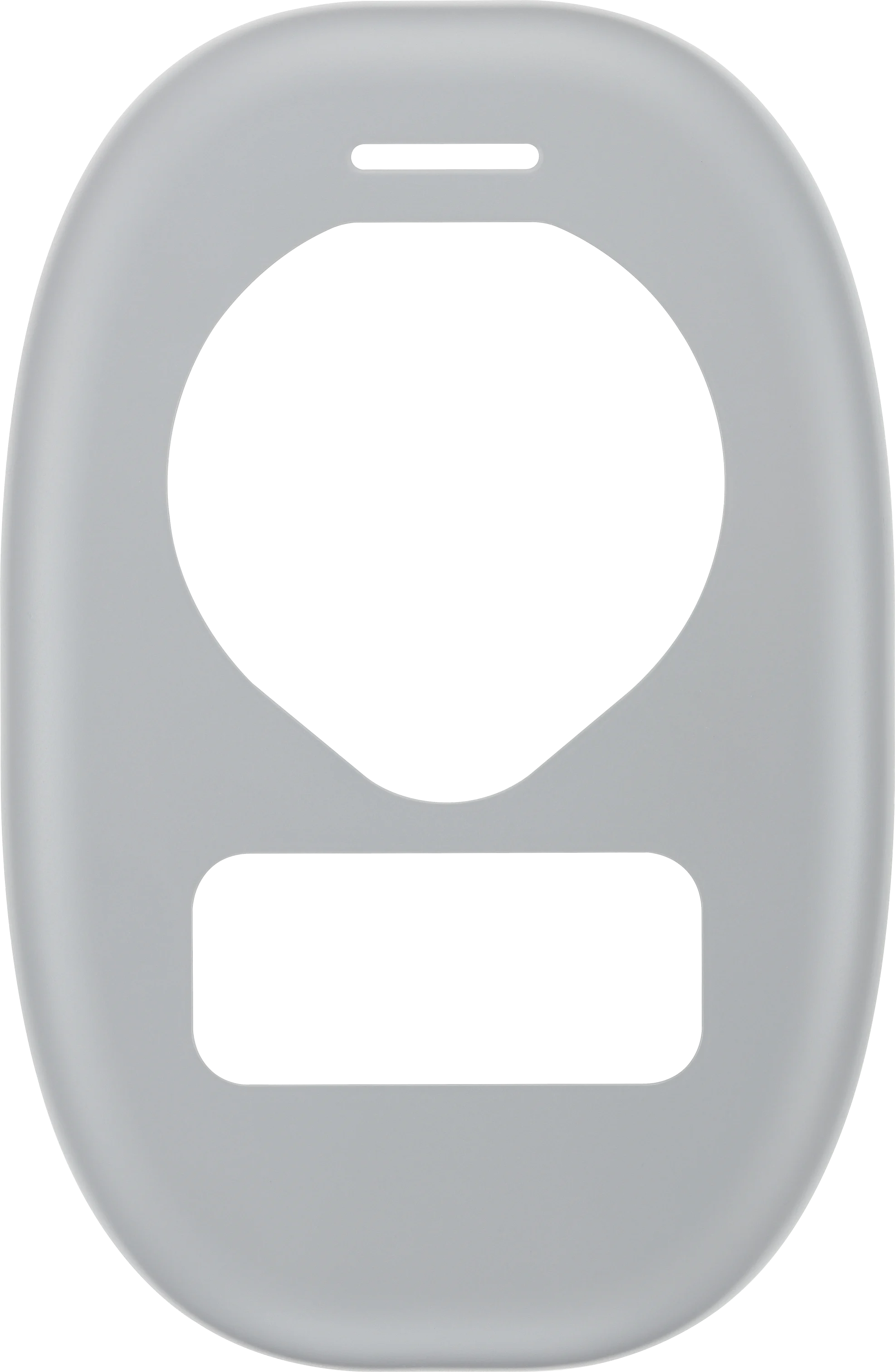 Faceplate for Wall Charger 2 - UV Resistant Polycarbonate cover in Signal Grey finish
